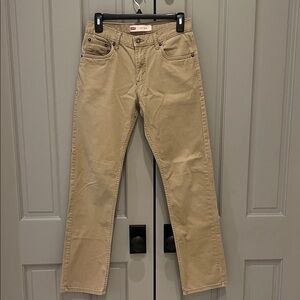Boy’s Levi khaki jeans, size 16 regular, 511 Slim